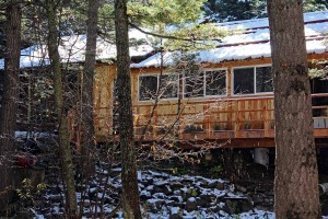 The Cabin from across the stream