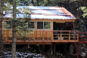 The Cabin from across the stream