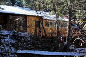 The Cabin from across the stream